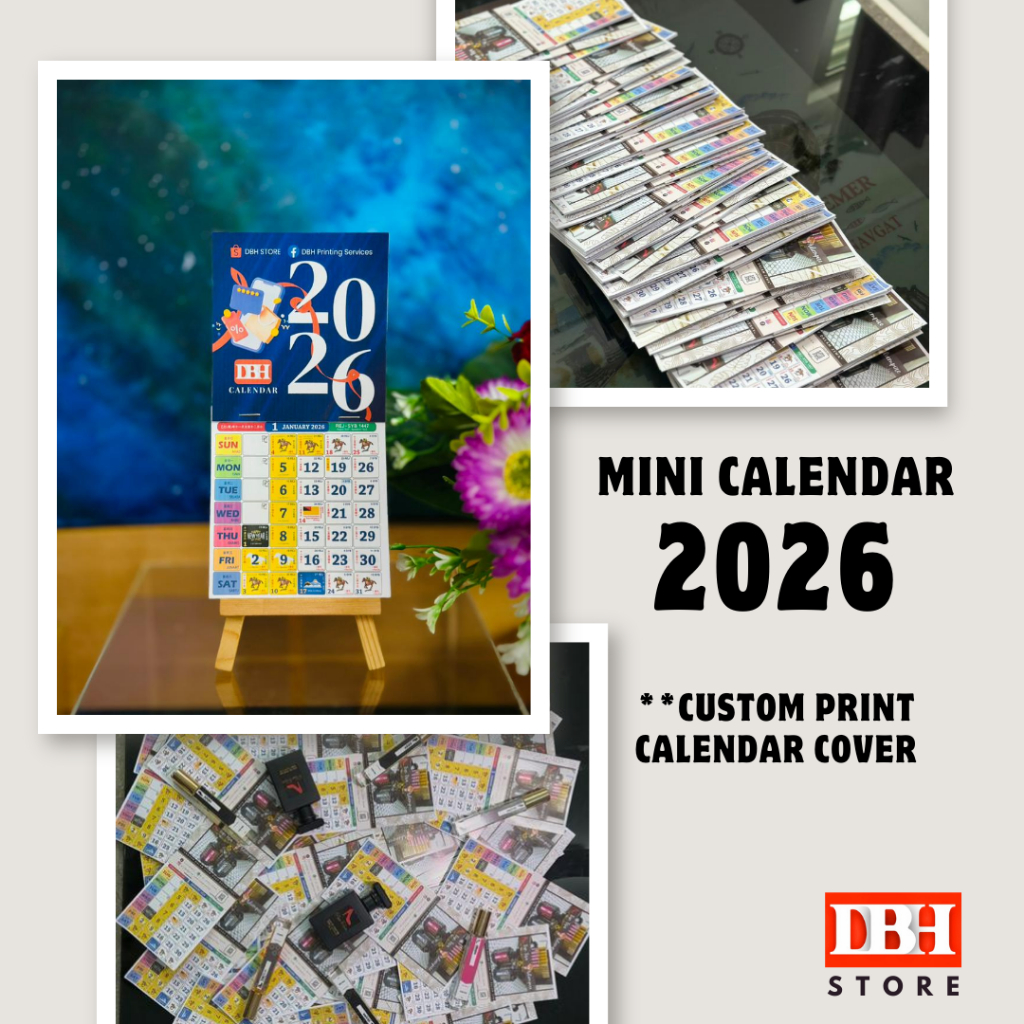 KALENDAR 2026 MINI (Custom Printy Calendar) | Shopee Malaysia