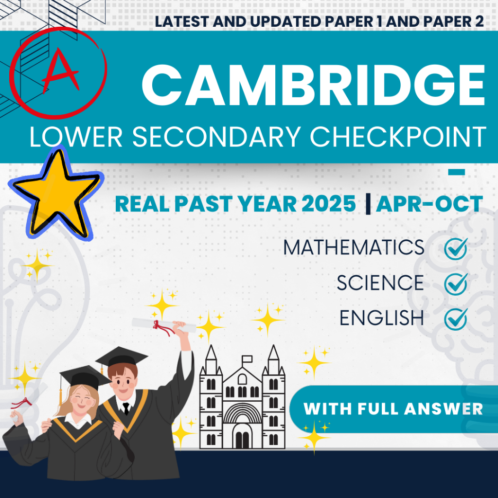 Cambridge Lower Secondary Checkpoint Real Past Year Papers 2025 Stage 7 ...