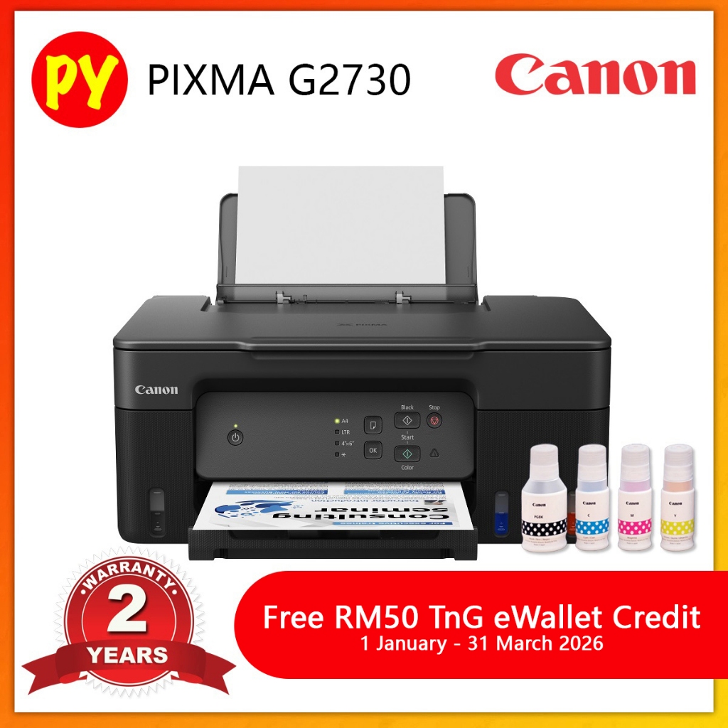 Canon PIXMA G2730 | G3730 (WiFi) All-In-One Ink Tank Printer Using Ink ...