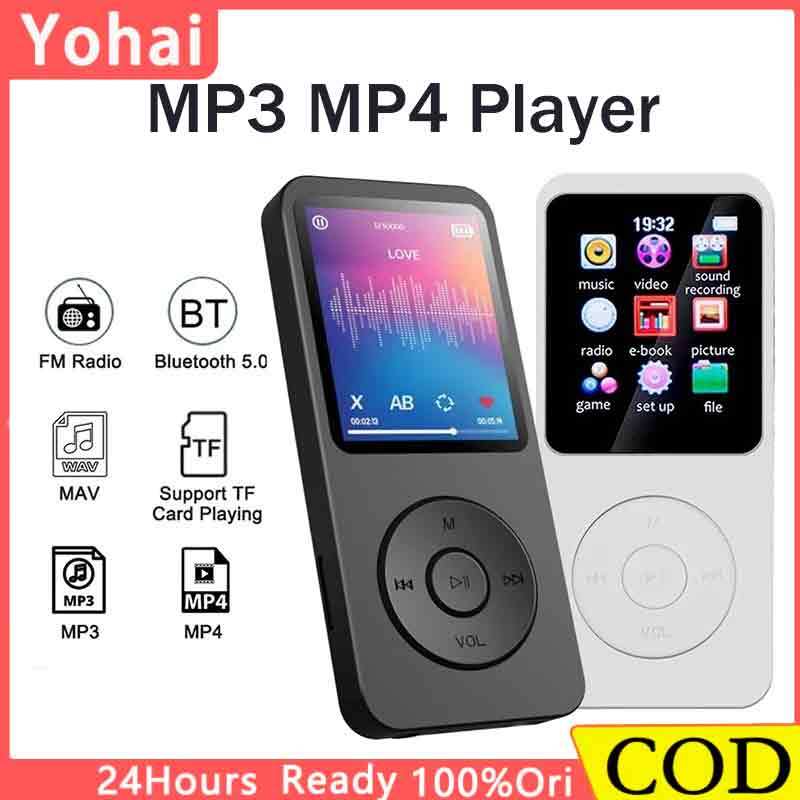 [Local Stock] MP3 Player Built-in Speaker Portable Music Player 1.8 ...