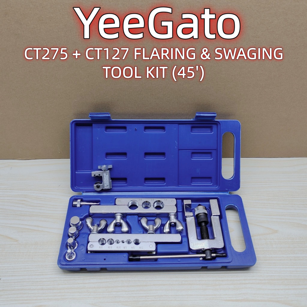 [CT275+ CT127] FLARING & SWAGING KIT (45') AND MINI CUTTER TOOLS FLARE ...