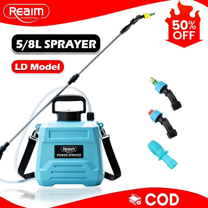 REAIM 5L/8L Pam Racun Bateri Knapsack Battery Sprayer Pump Racun Tong ...