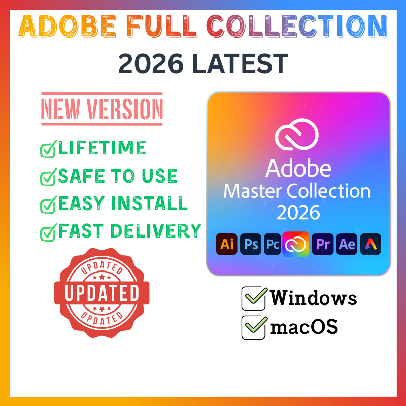 Adobe Full Collection 2026 Latest with Installation Tutorial (Windows ...