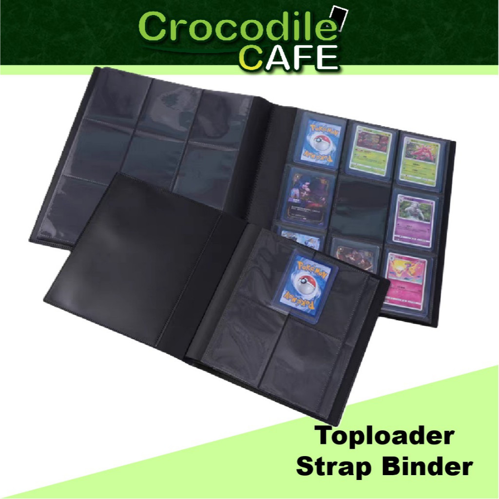 Toploader Strap Binder 4/9 Pocket (112 / 252 slots) TCG card game ...
