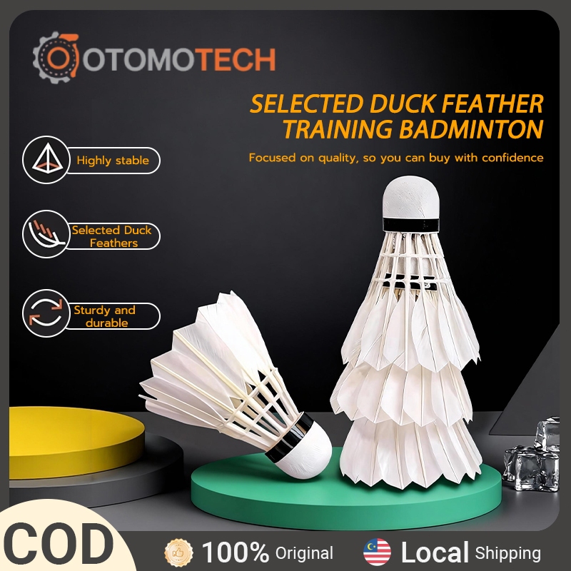 Training Shuttlecock 3 pcs / 6 pcs /12 pcs /Tube Bulu Tangkis Badminton ...