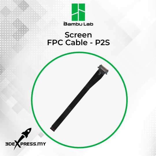 Bambu Lab Spare Parts Screen FPC Cable - [P2S] 3D Printer Accessories