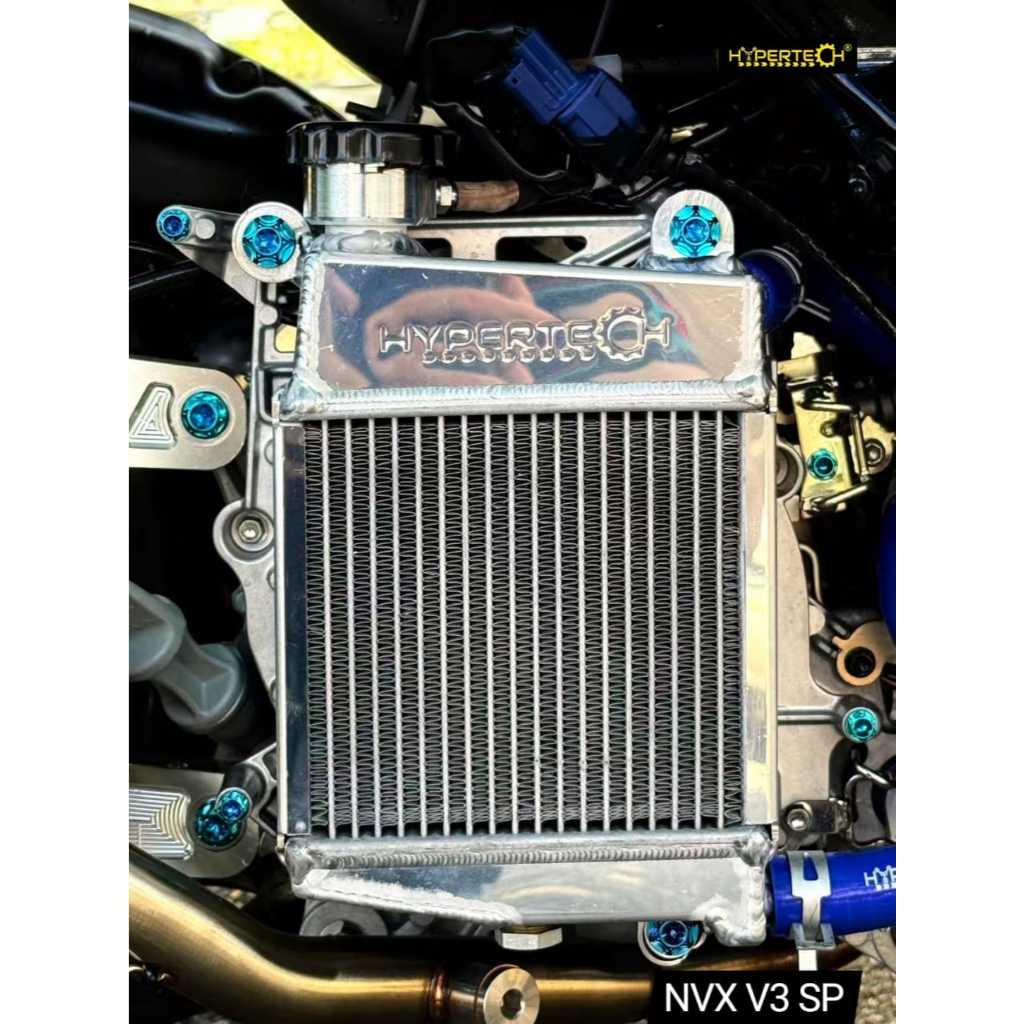 HYPERTECH 480ML ULTIMATE PRO ALLOY WELDED RADIATOR DOUBLE LAYER NVX V3 ...