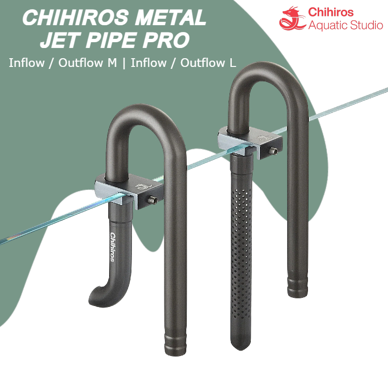 Chihiros Metal Jet Pipe Pro | Stainless Steel Inflow & Outflow | Shopee ...