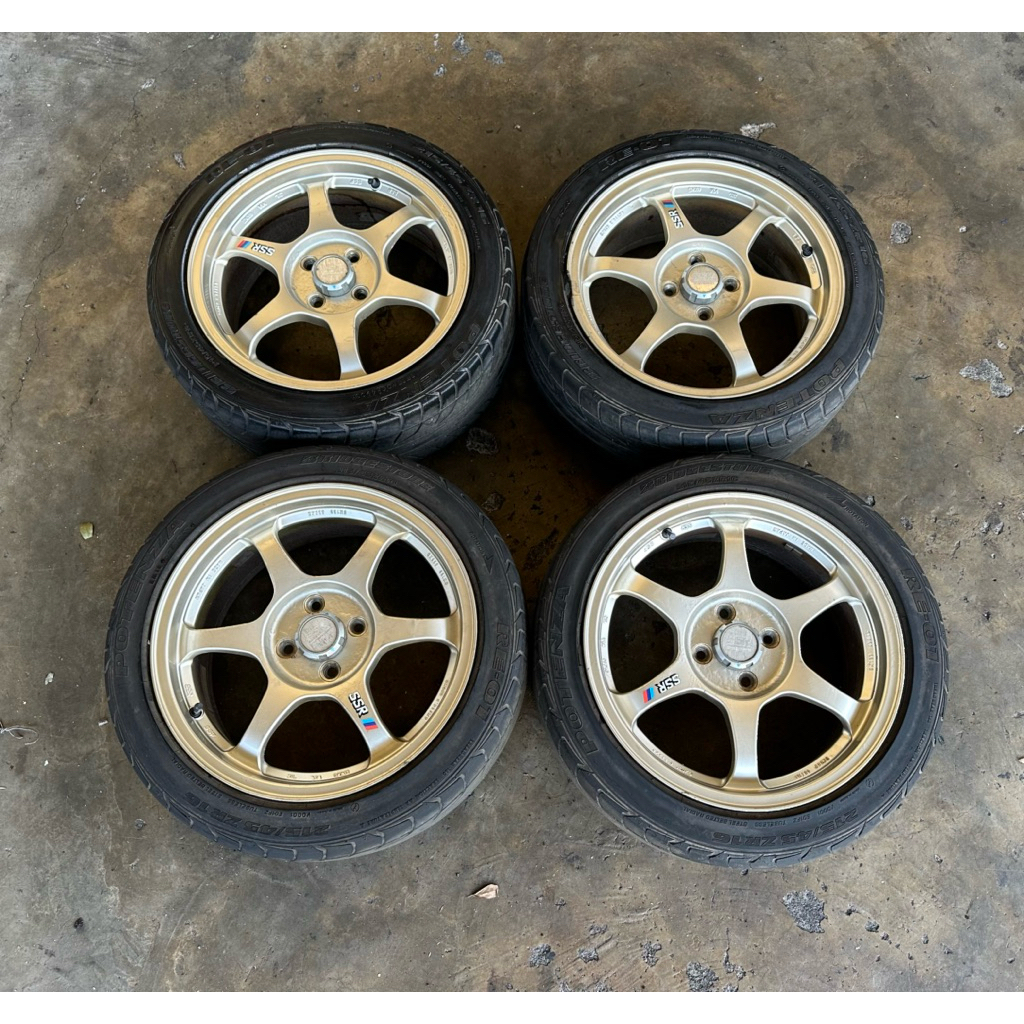 SSR Type C 16 Inch 4x100 Sport Rims Original Made in Japan Honda Jazz ...