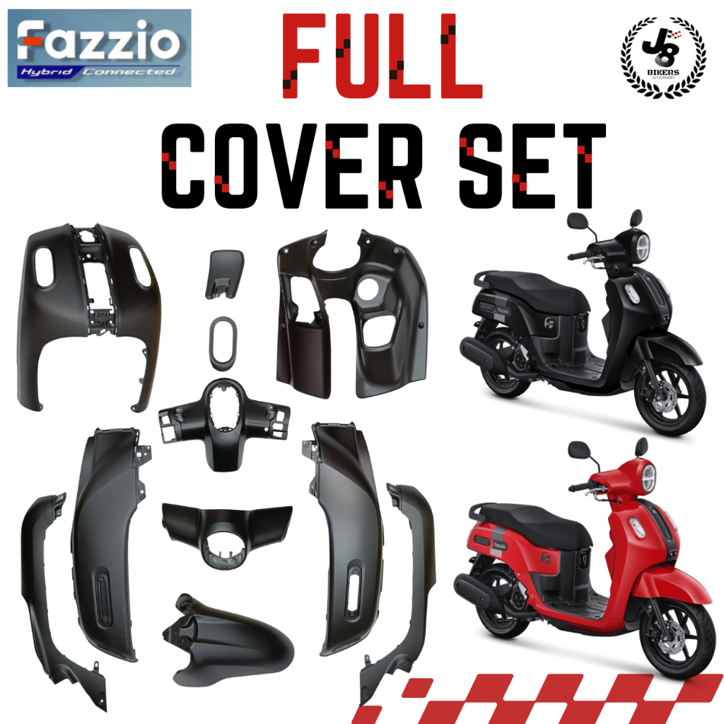Yamaha Fazzio 125 || 2022 - 2024 || Full Body Kit Cover Set || 11PCS ...