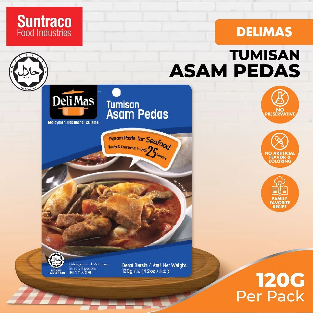 Asam Pedas Kembung Berempah Padu & Menyengat. Resipi Mudah Wajib Cuba