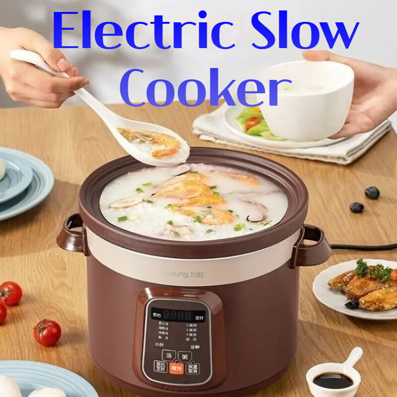(Random Model) Joyoung Purple Clay Inner Pot Electric Slow Cooker Stew ...