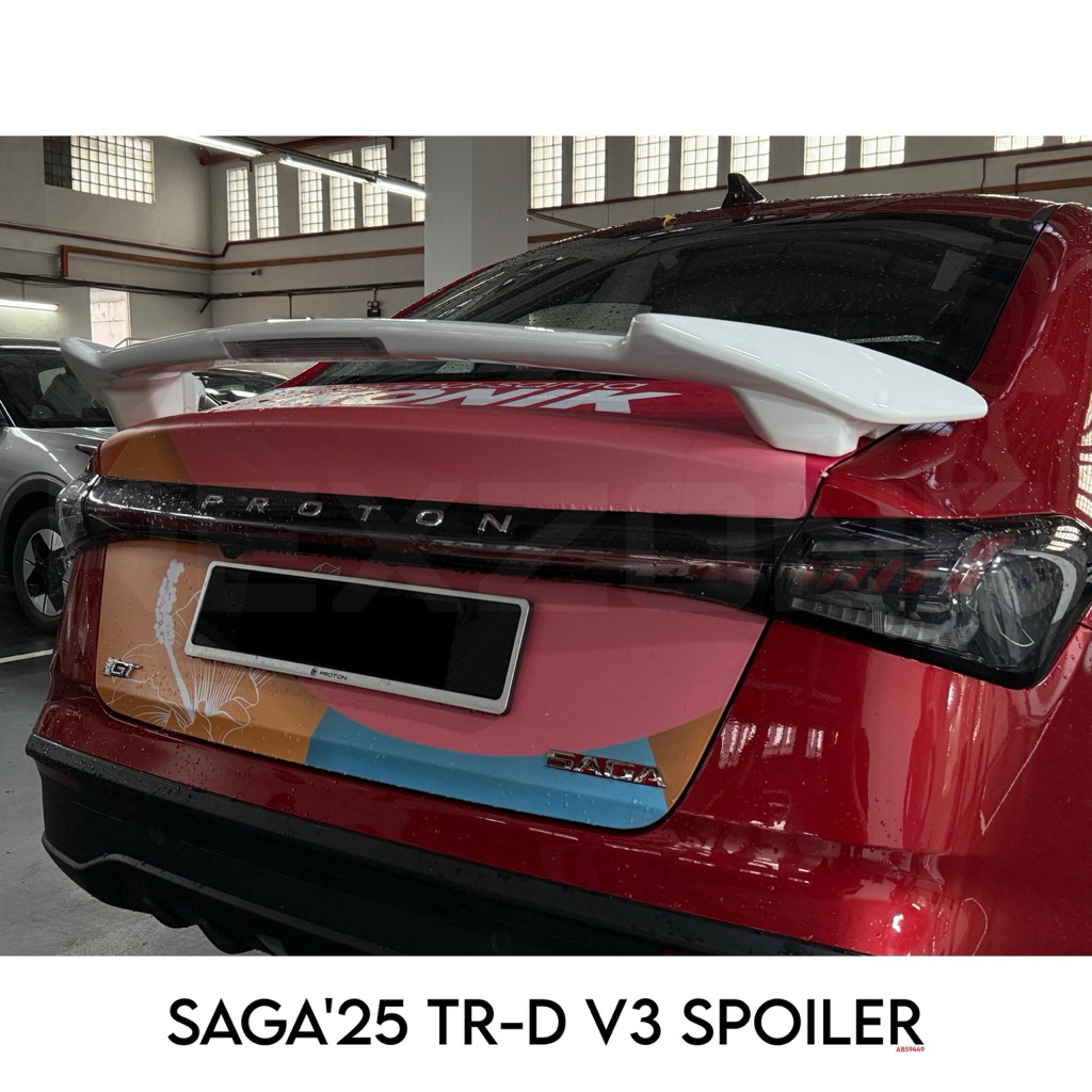 PROTON SAGA 2025 MC3 TRD V3 SPOILER | Shopee Malaysia