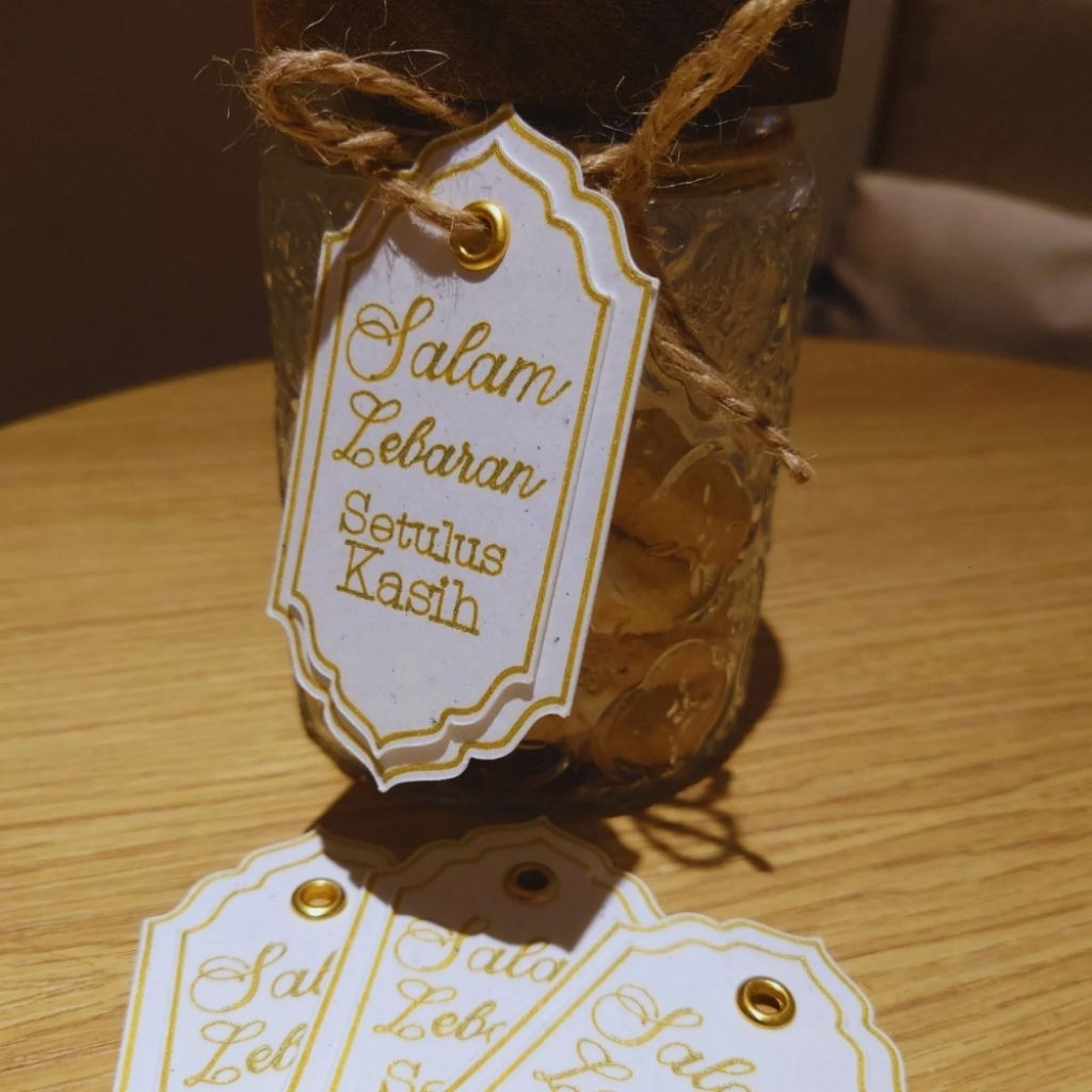 KAD TAG RAYA KILAUAN EMAS & PERAK CUSTOM MADE 2026 | Shopee Malaysia