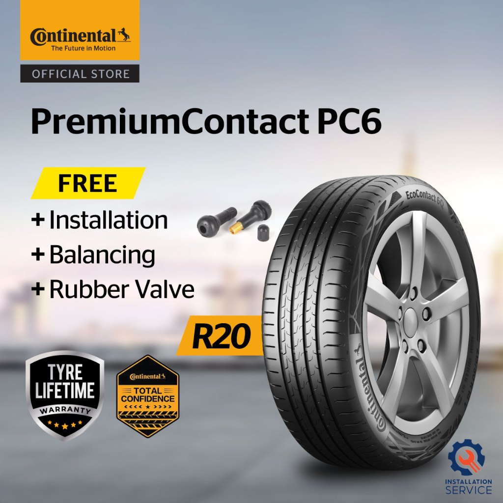 Continental PremiumContact PC6 R20 245/45 275/35 SSR (with installation ...