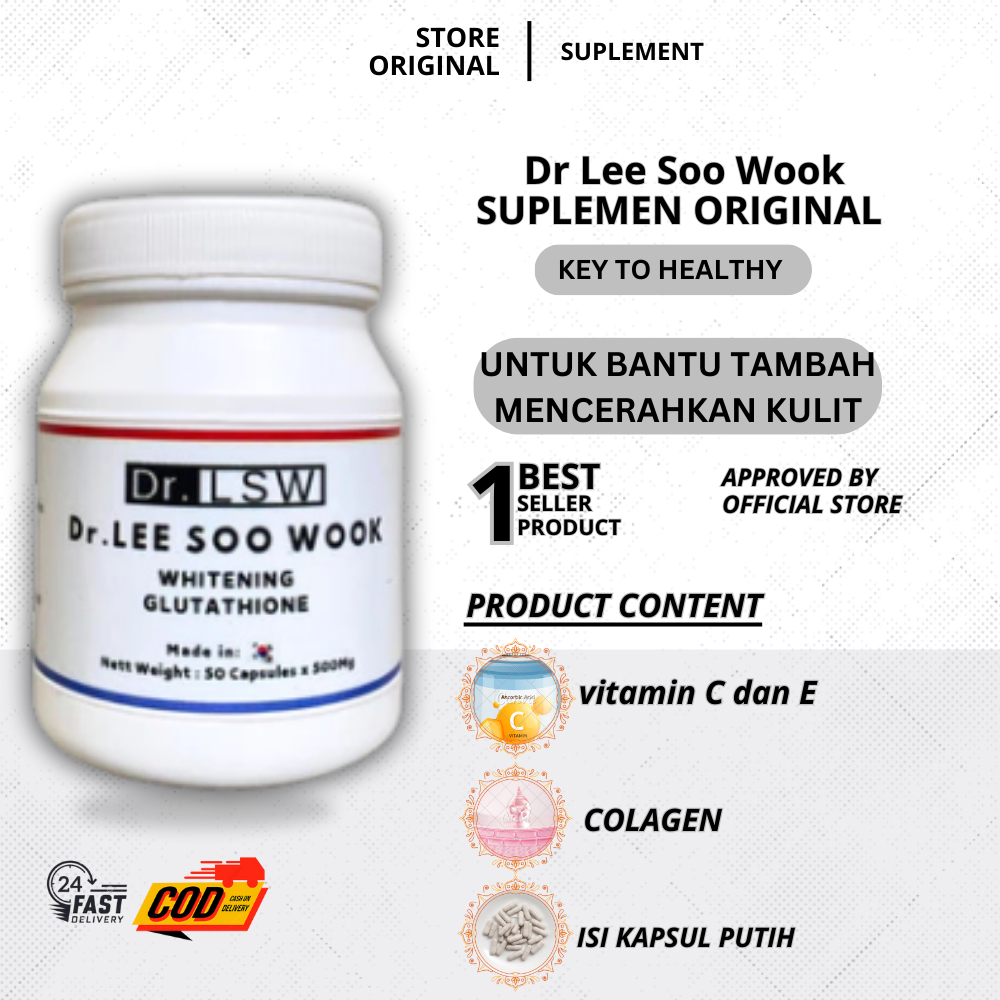 dr lee soo wook whitening glutathione VAITE Pills - Dark Spots & Acne Scar Remover - Vegan Skin Bleaching Pills with Anti-Aging & Antioxidant Effect Dr Lsw (Lee Soo Wook)