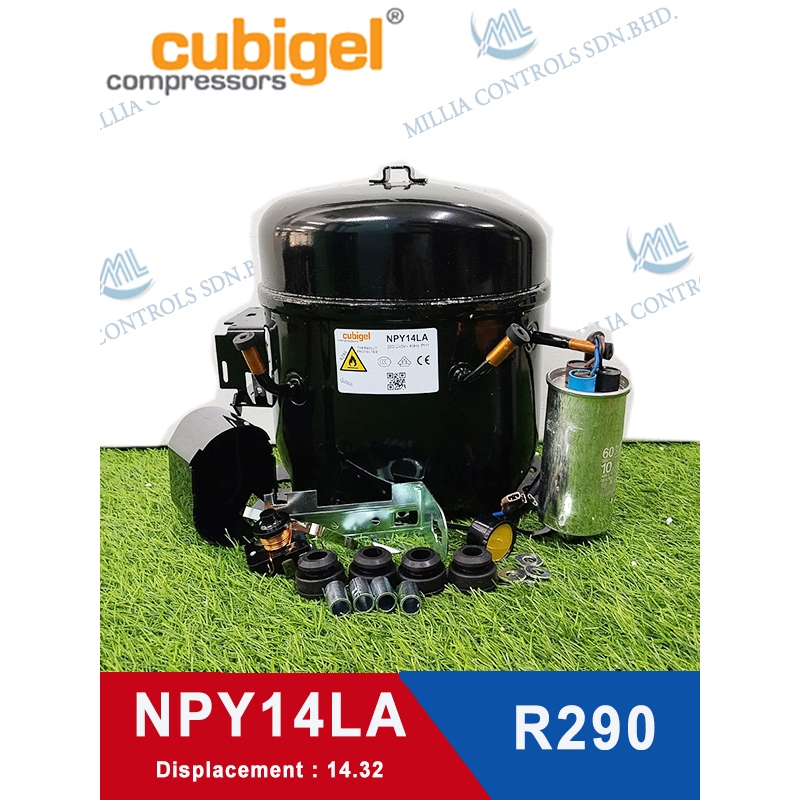 CUBIGEL COMPRESSOR NPY14LA - R290 | Shopee Malaysia