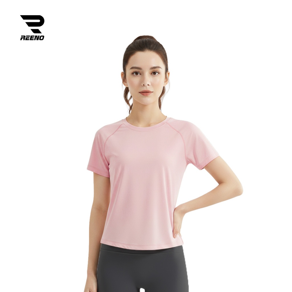 REENO Women Quick Drying Fitness Shirt Mesh Breathable S-2XL | Baju ...