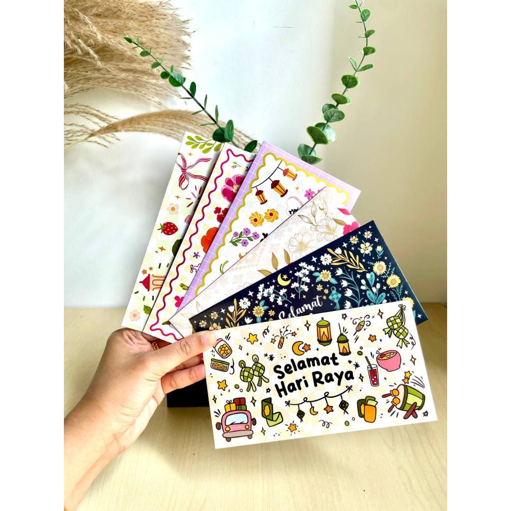 Sampul Raya Premium Tebal Exclusive Money Packet 10pcs 170cm x 9cm ...