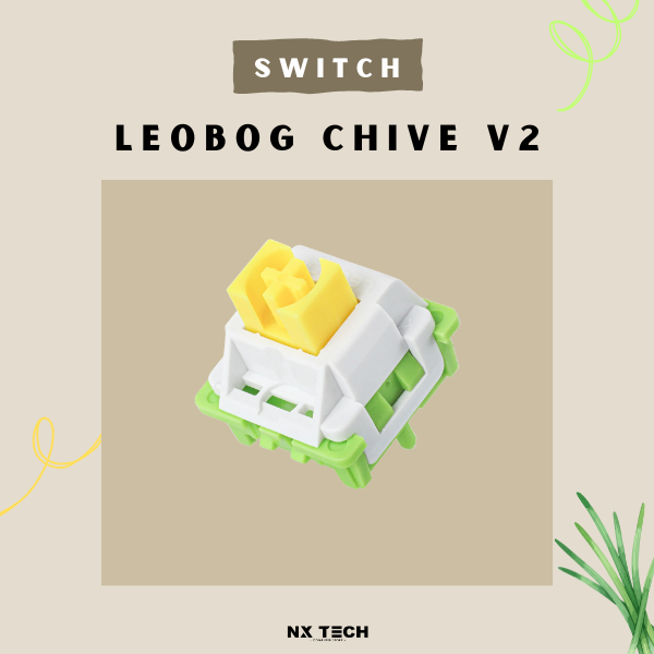 Leobog Chive V2 | 5 pin | Linear Switch for mechanical keyboard ...