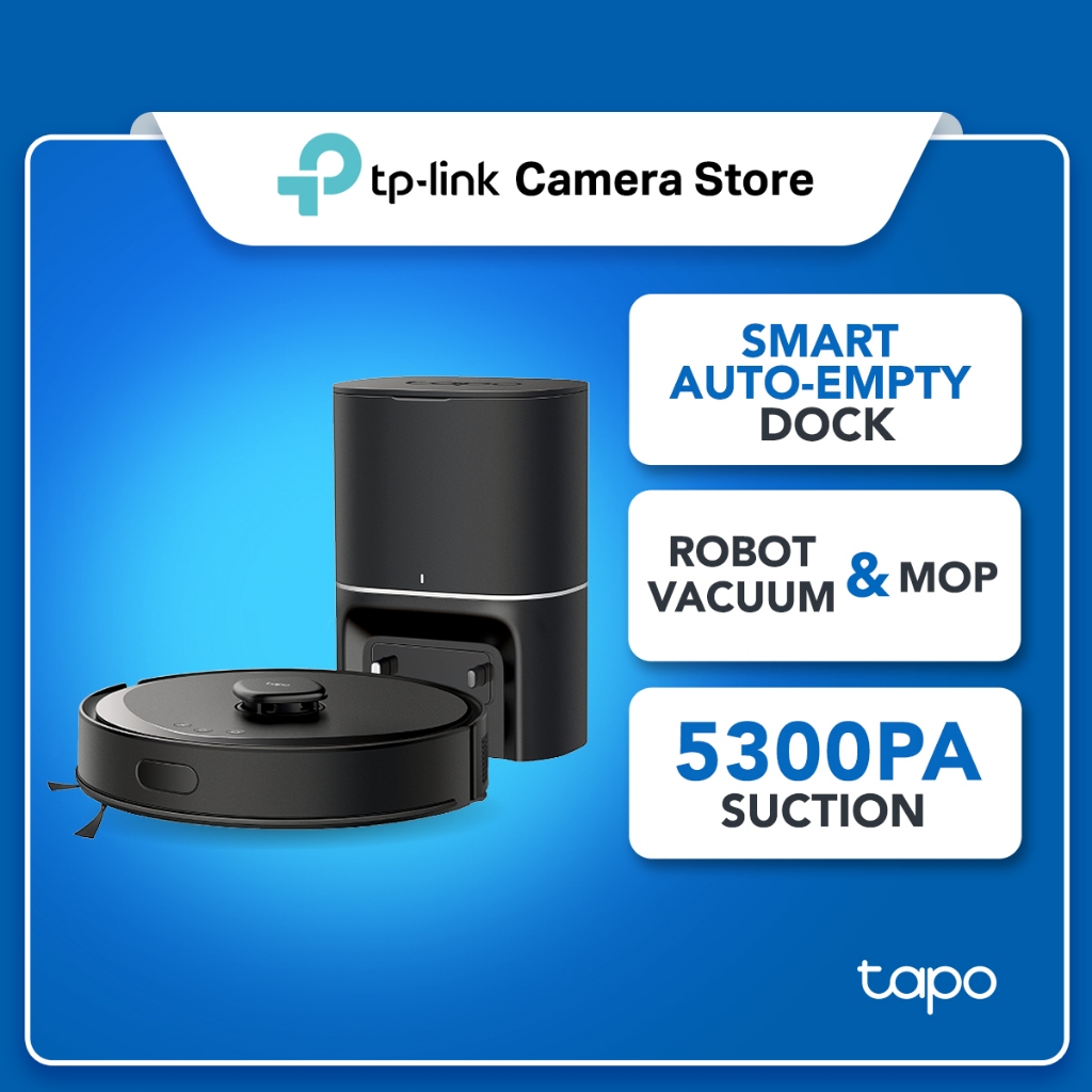 TP-Link Tapo RV30 Max Plus 5300Pa Hyper Suction Robot Vacuum | Shopee ...