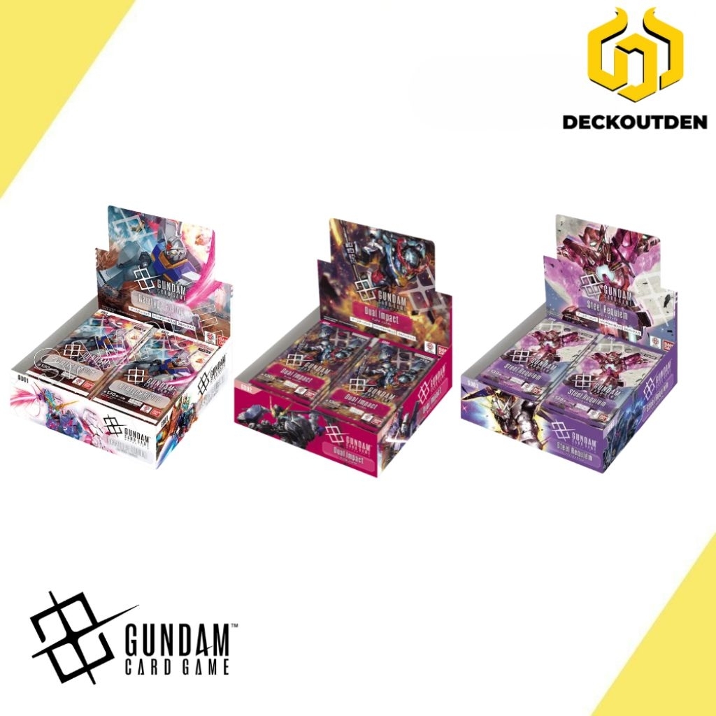 Gundam Card Game Booster Box ( GD01 / GD02 / GD03 ) | Shopee Malaysia