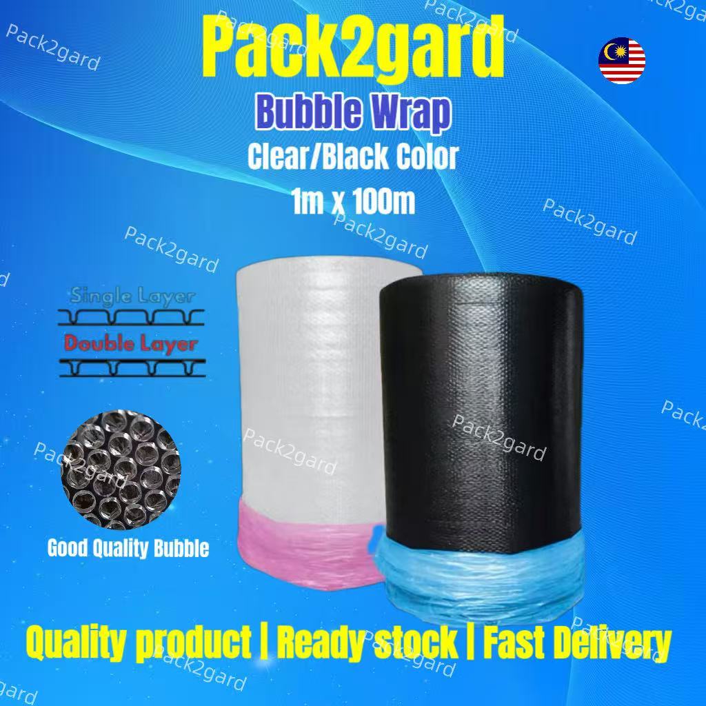 Bubble Wrap 100m Roll with Single or Double Layer - Multiple Sizes ...