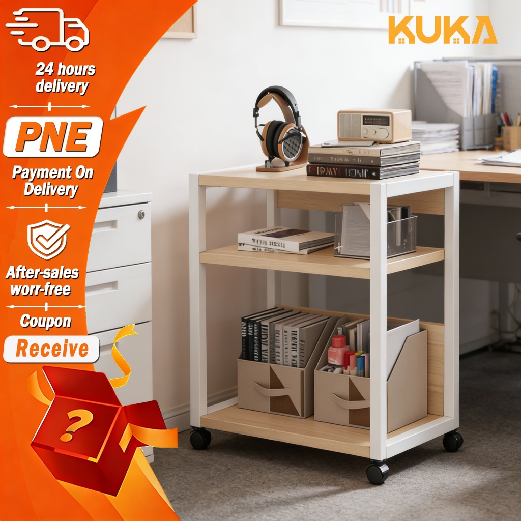 🖨️ Rak fail mudah alih Office File Rack With Pulley Printer Chassis ...