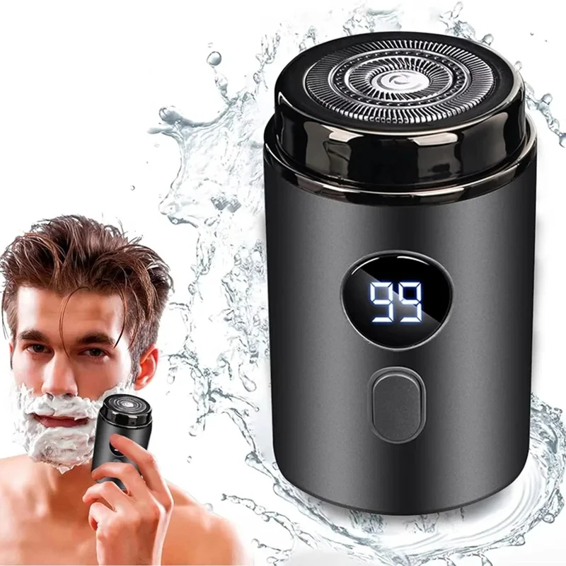 Mini Electric Shaver Portable Razor Rechargeable Type-C Wet&Dry Beard ...