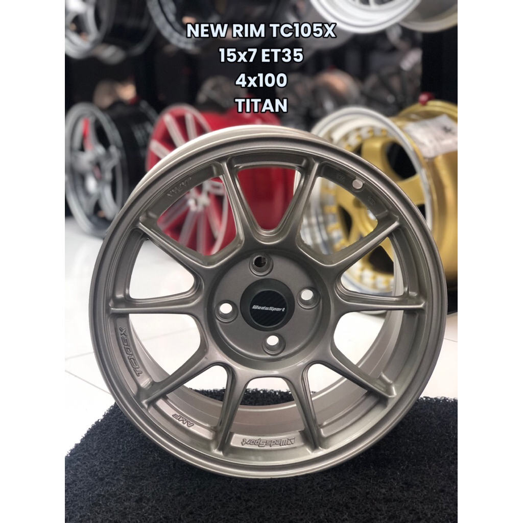 NEW RIM 15 TC105X for VIOS MYVI ALZA SAGA BOM HONDA HATCHBACK CITY JAZZ ...
