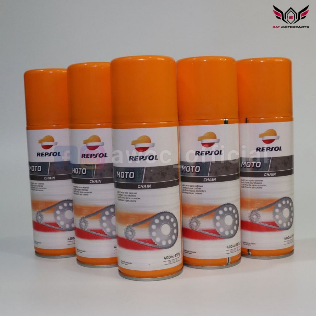 Repsol Moto Chain Lube Minyak Rantai Motorsikal ORIGINAL | Shopee Malaysia