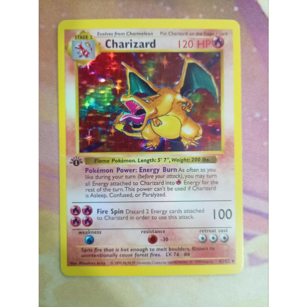EN) Charizard Base Set (BS) #4 Reverse Holo Rare Gred SV vintage Jungle  Skyridge holy grail Pokemon card game tcg ptcg | Shopee Malaysia