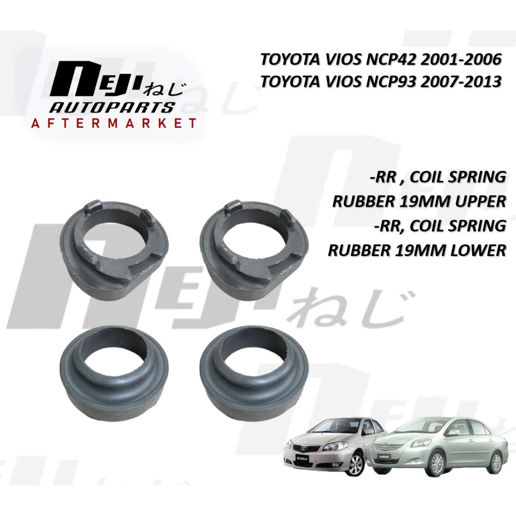 [19MM]TOYOTA VIOS NCP42 NCP93 REAR COIL SPRING RUBBER | Shopee Malaysia