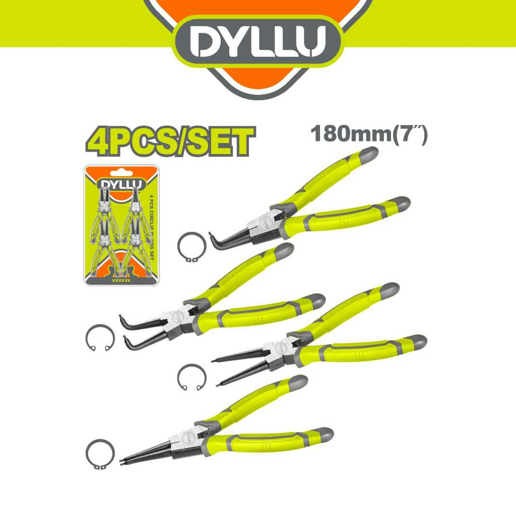 DYLLU Circlip Pliers Set (4 Pcs x 7