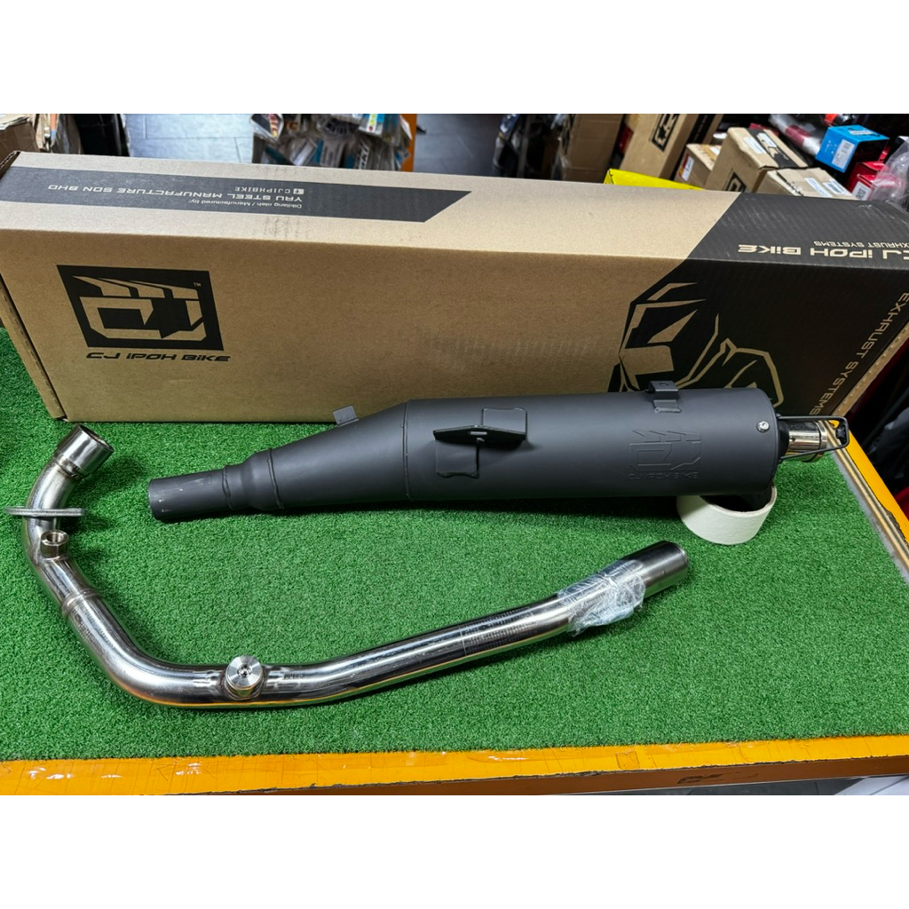 CJ IPOH EXHAUST PIPE SLIP ON VFM [32MM] MODENAS Z15GT MANIFOLD STEEL O2 ...
