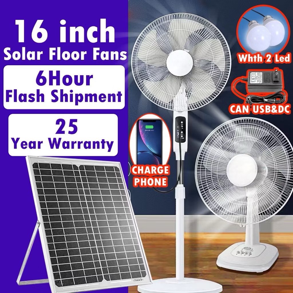 solar fan with panel solar electric fans touch fan standard ...