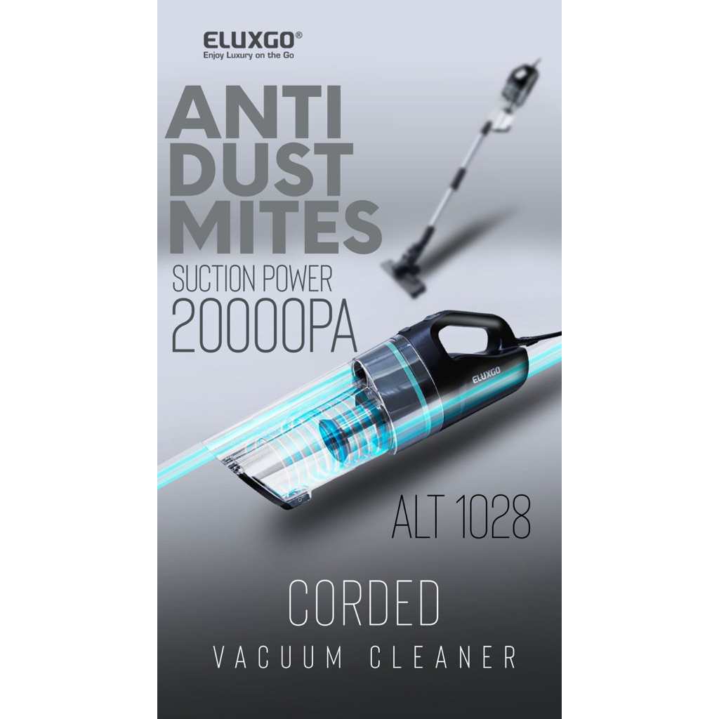 🌟New Arrival🌟ELUXGO ALT1028 Ultra-Strong Suction Cyclone Corded Vacuum ...
