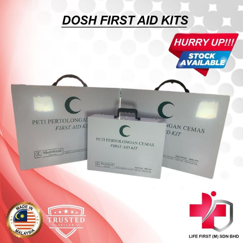DOSH FIRST AID KIT (BOX A, B & C) Peti Pertolongan Kecemasan | Shopee ...