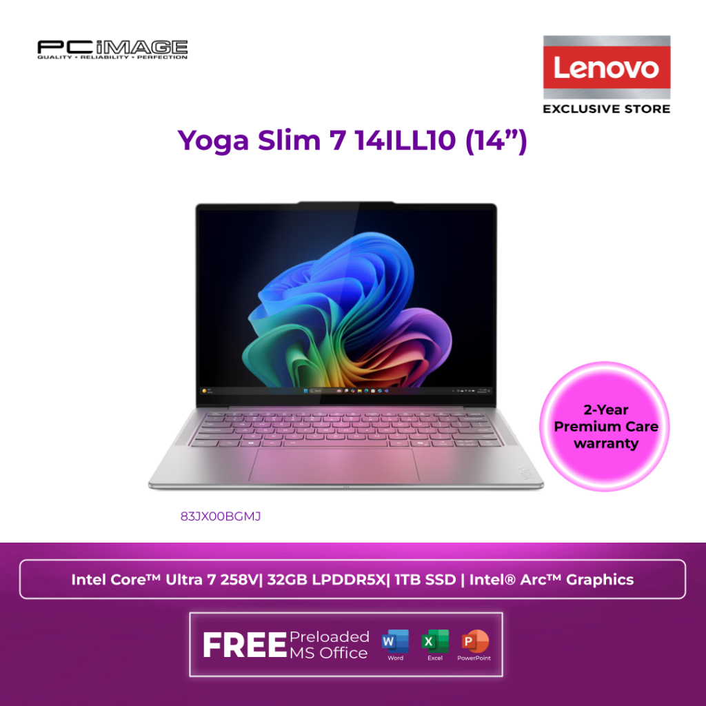 LENOVO YOGA SLIM 7 14ILL10 AURA EDITION 83JX00BGMJ (CU7 258V/32GB D5(OB ...