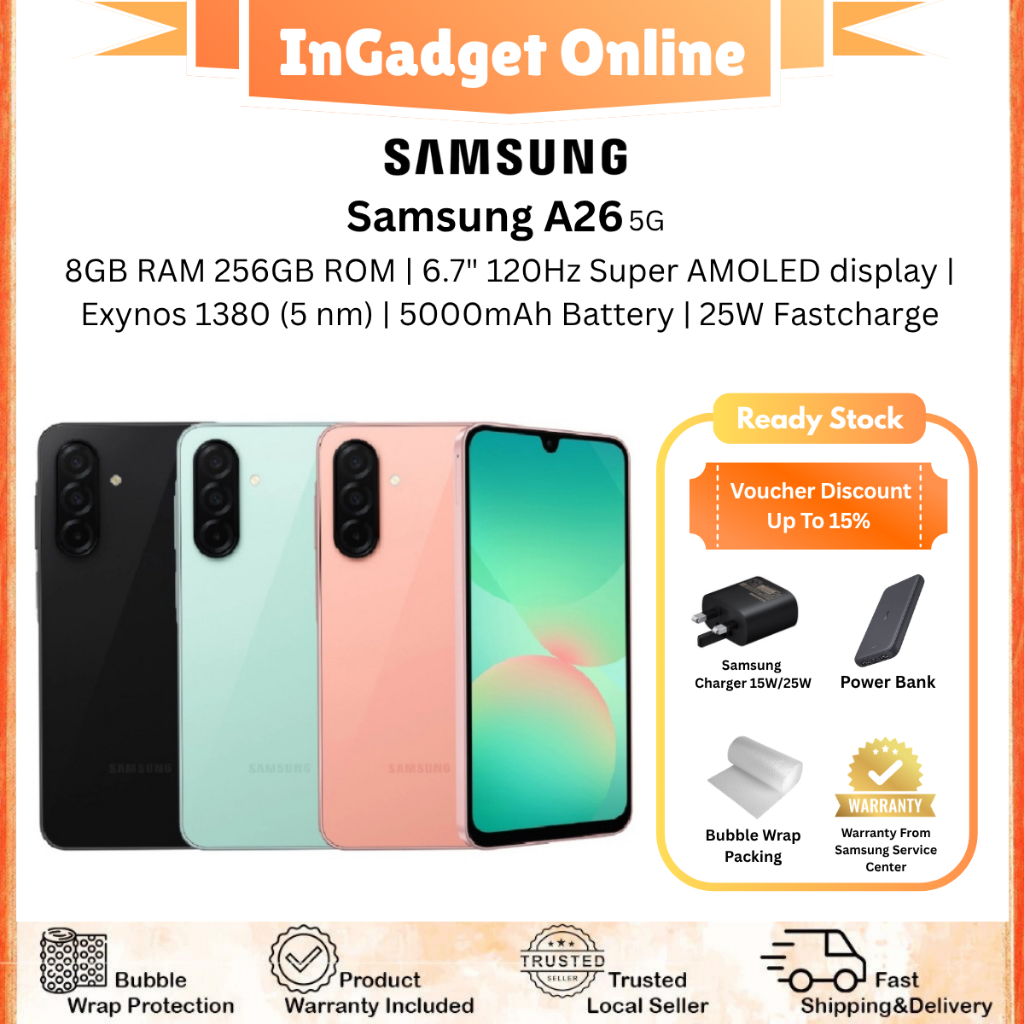 [RPOMO] SAMSUNG A26 5G | Circle To Search With GOOGLE | 6.7