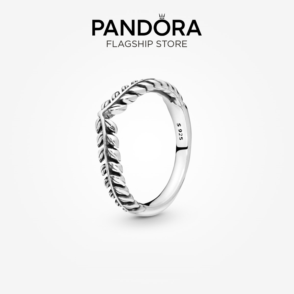 Pandora Wheat Grains Wishbone Ring | Shopee Malaysia