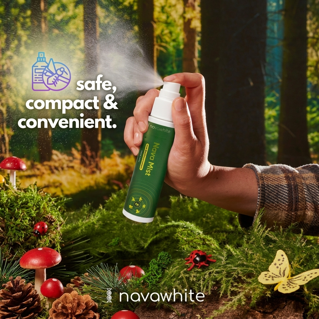 NAVAWHITE Nava Mist 20ml – Spray Penghalau Pacat & Nyamuk | Mozshield ...