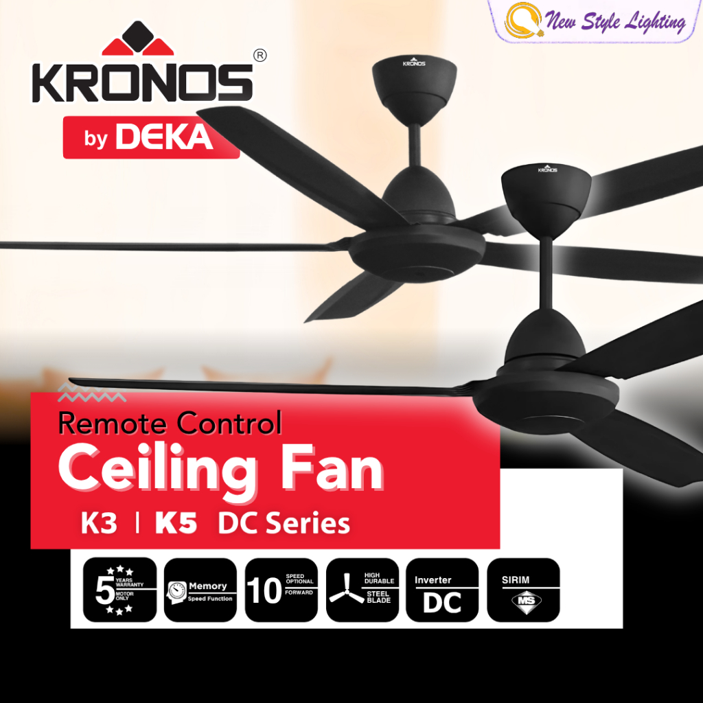 DEKA KRONOS K5 K3DC Motor 3 Metal Blade 56