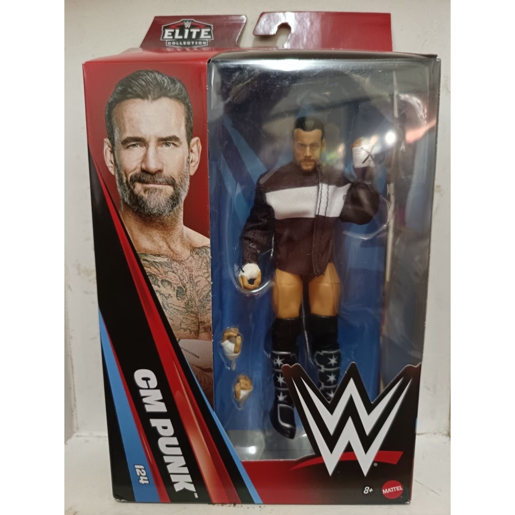 (Box Damage) Mattel WWE Elite Series 124 CM Punk Wrestling Action ...