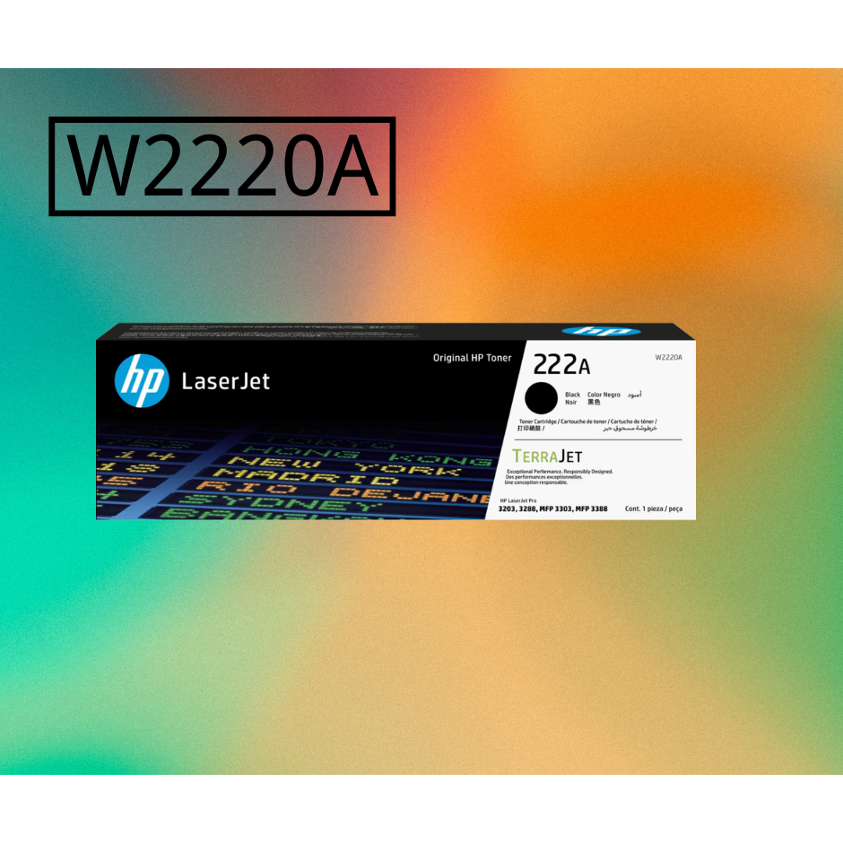 HP 222A / W2220A Original LaserJet Toner Cartridge Black Cyan Yellow ...
