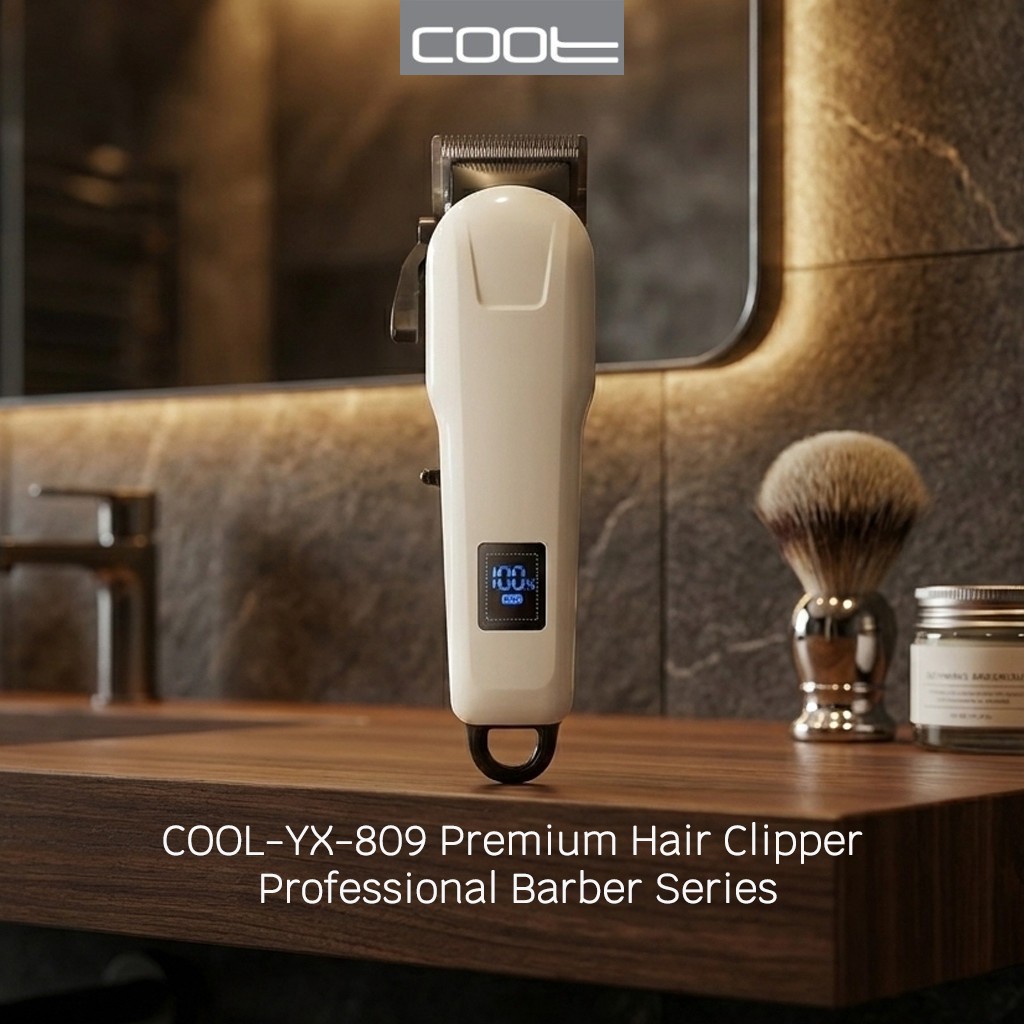 [Malaysia Stock] COOL Professional Hair Trimmer Rechargeble Electric ...