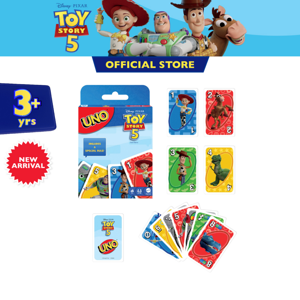 [NEW ARRIVAL] UNO Disney And Pixar Toy Story 5 Card Game (JLN03 ...