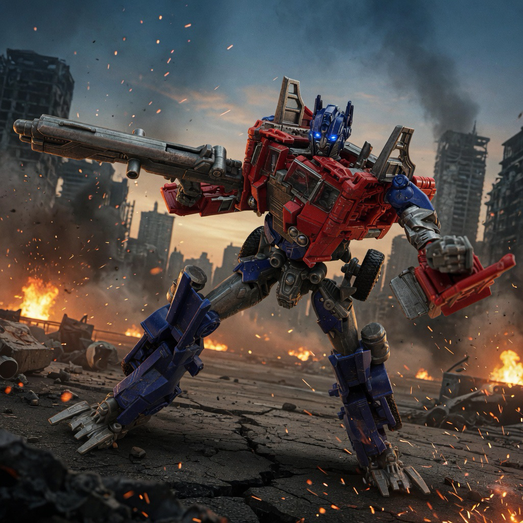 Takara Transformers AOE Movie Advanced AD02 Evasion Mode Optimus Prime ...