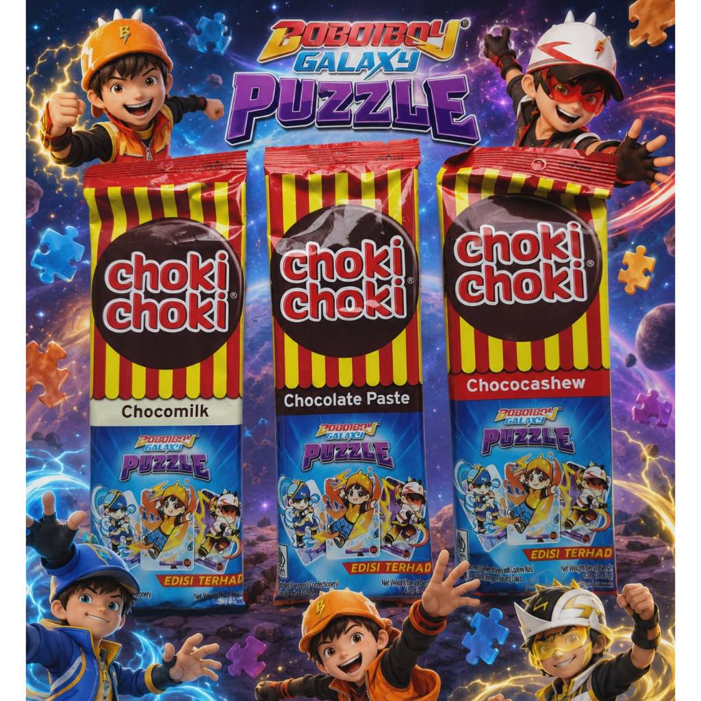 Choki Choki New Have BoBoiBoy Card (Chococashew,Chocomilk,Chocolate ...