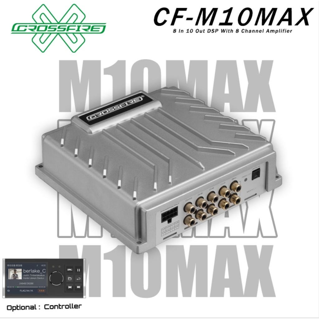 crossfire 10 channel dsp 8 output 8x80 | Shopee Malaysia
